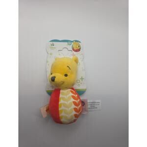 Disney Baby Winnie The Pooh Plush Rattle New